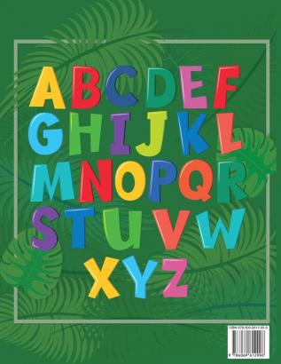 Trace Letters Alphabet: Letter Tracing Books for Preschoolers Toddlers Ages 3-7 Coloring and tracing book Handwriting Workbook ABC writing practice books