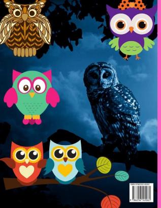 Owls Coloring Book for Kids