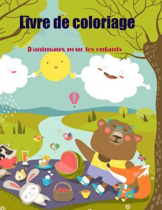 Livre de coloriage d'animaux pour les enfants