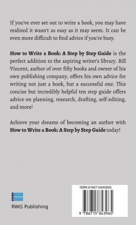 How to Write a Book (Pocket Size): Step by Step Guide