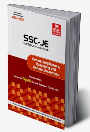 SSC JE: General Intelligence and Reasoning and General Awareness 2023: Previous Years Objective Solved Papers