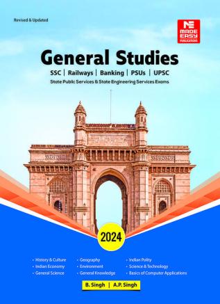 General Studies 2024 for UPSC SSC Railways PSUs and Bank PO