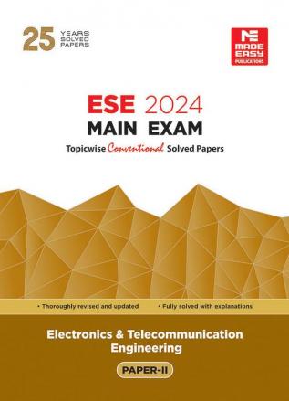 ESE 2024 Mains Examination Electronics and Telecommunication Engineering Conventional Paper II