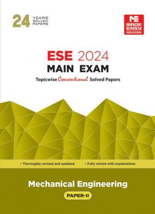 ESE 2024 Mains Examination Mechanical Engineering Conventional Paper II