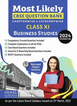 Oswal - Gurukul Business Studies Most Likely CBSE Question Bank : Class 11 Exam 2024