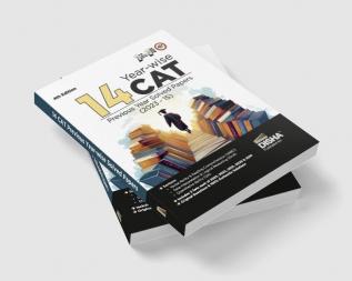 14 Year-wise CAT Previous Year Solved Papers (2023 - 15) 4th Edition | QA DILR & VARC Questions PYQs | Quantitative Ability Data Interpretation & L ogical Reasoning Verbal Ability & Reading Comprehension |