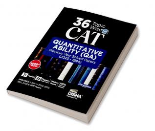 36 Topic-wise CAT Quantitative Ability (QA) Previous Year Solved Papers (2023 - 1994) 17th edition | Previous Year Questions PYQs