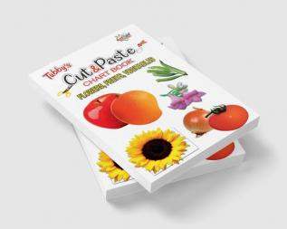 Tubbys Cut & Paste Chart Book Flower Fruits Vegitables