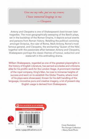 WILLIAM SHAKESPEARE : ANTONY AND CLEAPATRA