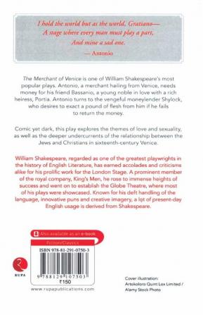 WILLIAM SHAKESPEARE : THE MERCHANT OF VENICE