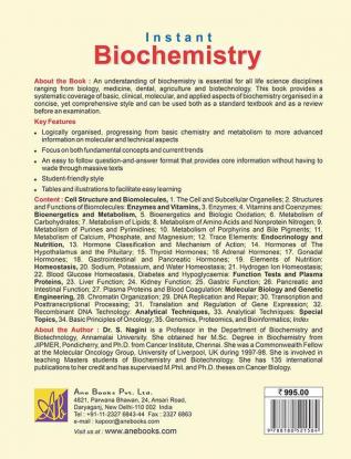 Instant Biochemistry