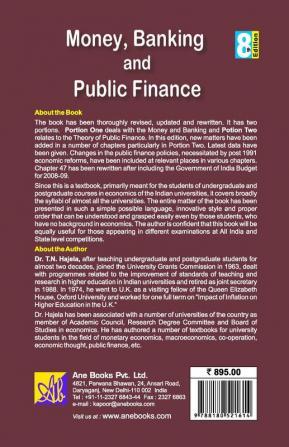 Money Banking and Public Finance 8/ED