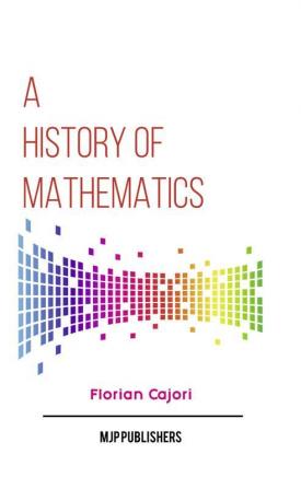 A HISTORY OF MATHEMATICS