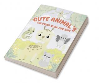 Cute Animal's Coloring Book for Kids