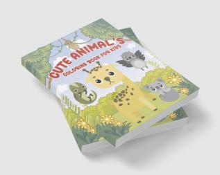 Cute Animal's Coloring Book for Kids