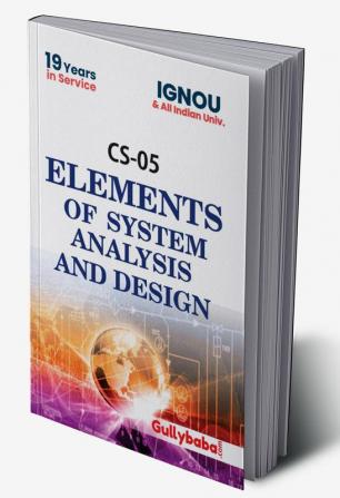 CS-05 Elements Of System Analysis & Design