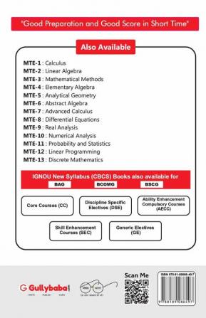 MTE-3 Mathematical Methods