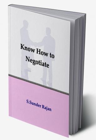 Know How to Negotiate