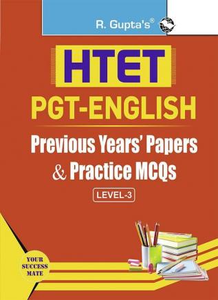 HTET (PGT-English)-Previous Years' Papers & Practice MCQs (Level-3)