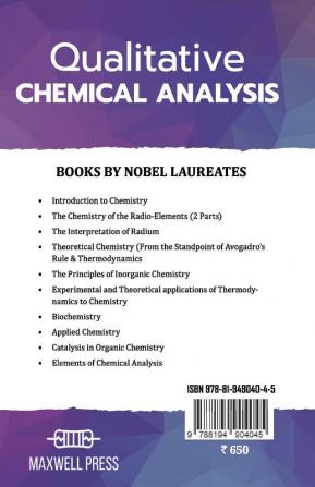 Qualitative Chemical Analysis