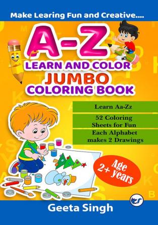 A-Z JUMBO Colouring Book