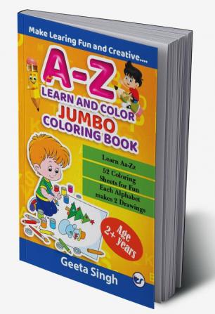 A-Z JUMBO Colouring Book