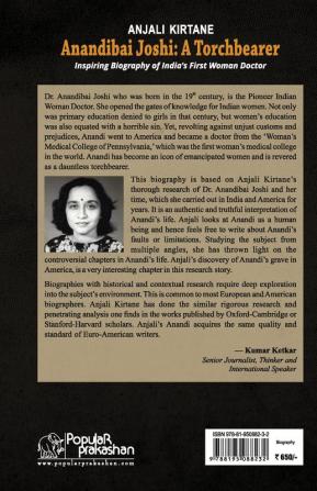 Anandibai Joshi: A Torchbearer - Inspiring Biography of India's First Woman Doctor