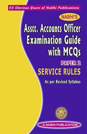 Asstt Accounts Officer Examination Guide With Mcqs Paper 2 Service Rules