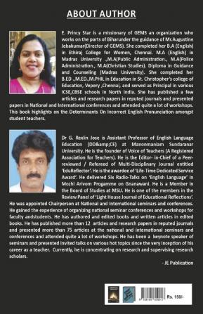 DETERMINANTS ON INCORRECT ENGLISH PRONUNCIATION