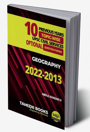 UPSC 10 Previous Years Optional Mains Paper 2022-2013- Geography