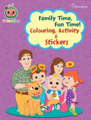 CoComelon Family Time, Fun Time! Colouring & Activity Book