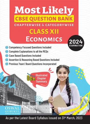 Oswal - Gurukul Economics Most Likely Question Bank : CBSE Class 12 for 2024 Exam