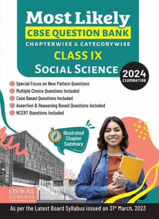 Oswal - Gurukul Social Science Most Likely Question Bank: CBSE Class 9 for Exam 2024