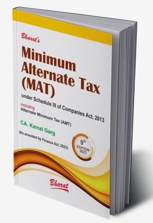 Minimum Alternate Tax (Mat) Under Schedule Iii Of Companies Act 2013