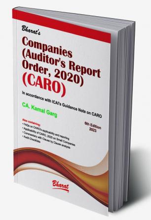 Companies (Auditor’S Report) Order 2020 (Caro)