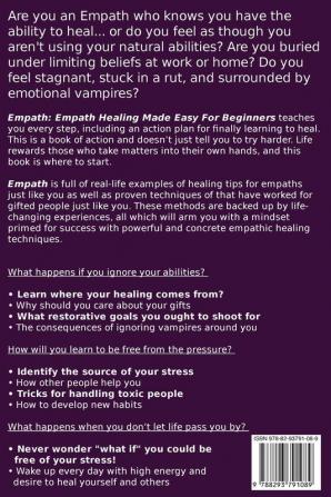 Empath: Empath Healing Made Easy For Beginners (Handling Sociopaths and Narcisissists Protect Yourself From Manipulation Self-Aware Energy)