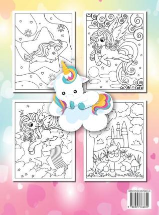 Unicorn Coloring Book Under 2: Unlock Your Child's Imagination with Over 100 Enchanting Unicorn Coloring Pages - Perfect Gift for Boys and Girls