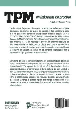 TPM en industrias de proceso