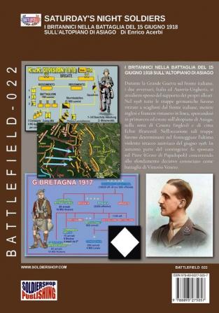 Saturday night soldiers: I britannici nella battaglia del 15 giugno 1918 sull'altopiano di Asiago: 022 (Battlefield)