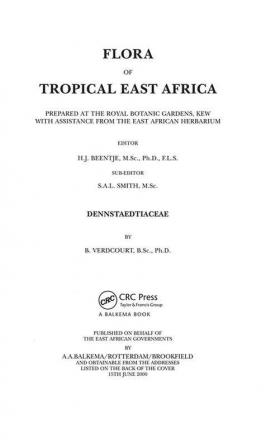 Flora of Tropical East Africa - Dennstaetiacea (2000)