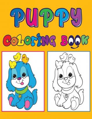 Puppy Coloring Book: Activity Book for Kids