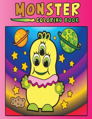 Monster Coloring Book: Activity Book for Kids