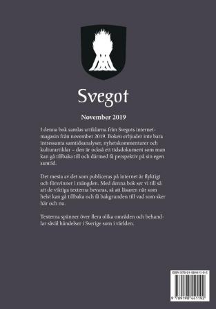 Svegot - November 2019: Perspektiv från det fria Sverige