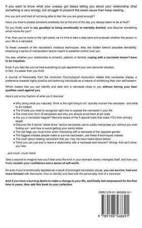 Narcissist: How to Identify and Deal with the Personality Trait of a Narcissist. Use First-Rate Methods in Various Life and Family Situations to Approach and Understand the Nature in Both Genders