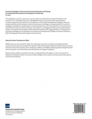 Innovative Strategies in Technical and Vocational Education and Training for Accelerated Human Resource Development in South Asia: Sri Lanka