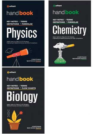 Handbook of Physics Chemistry and Biology (Combo set of 3 books)