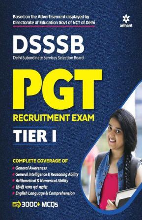 DSSSB PGT Recruitment Exam Tier I