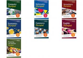 Bloom CAP Olympiad Accountancy Economics Commerce English Reasoning And Aptitude Mathematics Computer Class 11 (Set of 7 books)