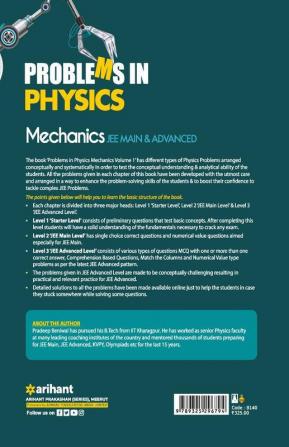 Problems In Physics Mechanics JEE Main and Advanced