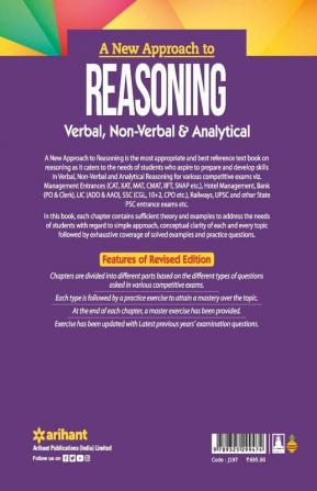 A New Approach to REASONING Verbal Non-Verbal & Analytical